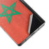 Morocco Flag Distressed Galaxy Z Fold2 5G Skin